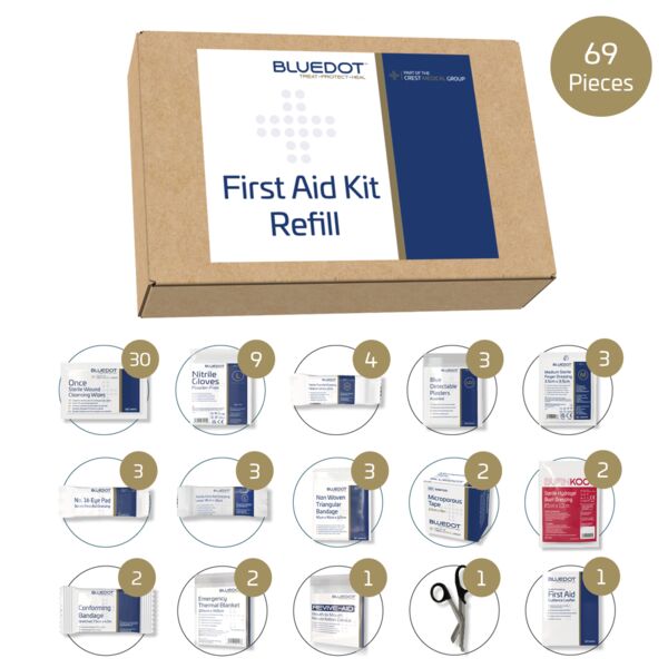Blue Dot Medium BS 8599-1 (2019) Catering First Aid Refill Thumbnail
